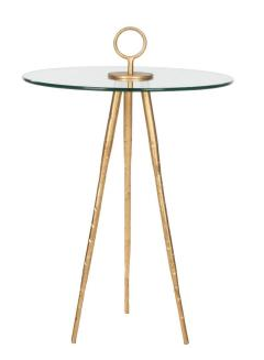 Safavieh Gold Accent Table || Havenly