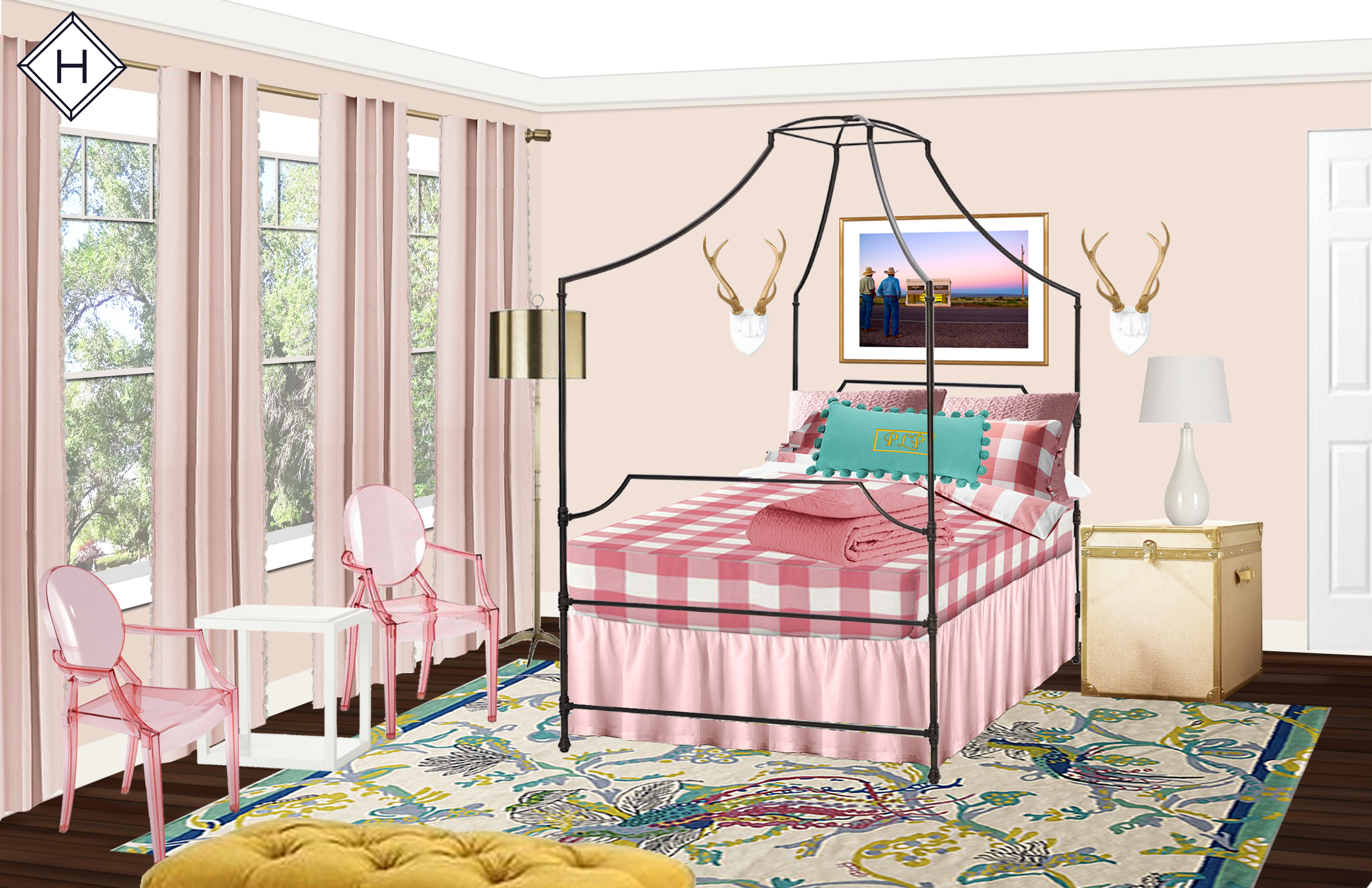 Featured: A Little Girl’s Whimsical Bedroom in the Houston Heights ...