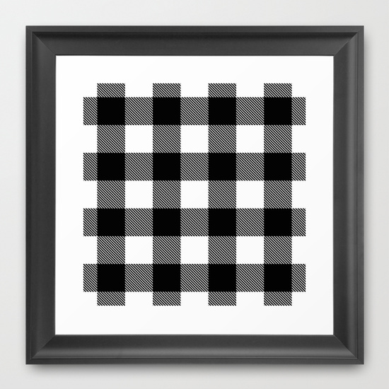 Add instant pop to your wall with this buffalo check print! See more of this latest trend on Havenly!