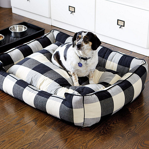 Your pup deserves an on-trend bed too! Shop this & other pieces filled with the latest trend in home dec: Buffalo check!