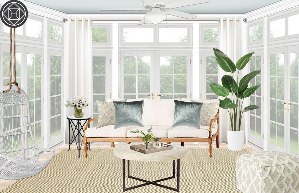 Learn how Abigail designed an envy-inducing sunroom.