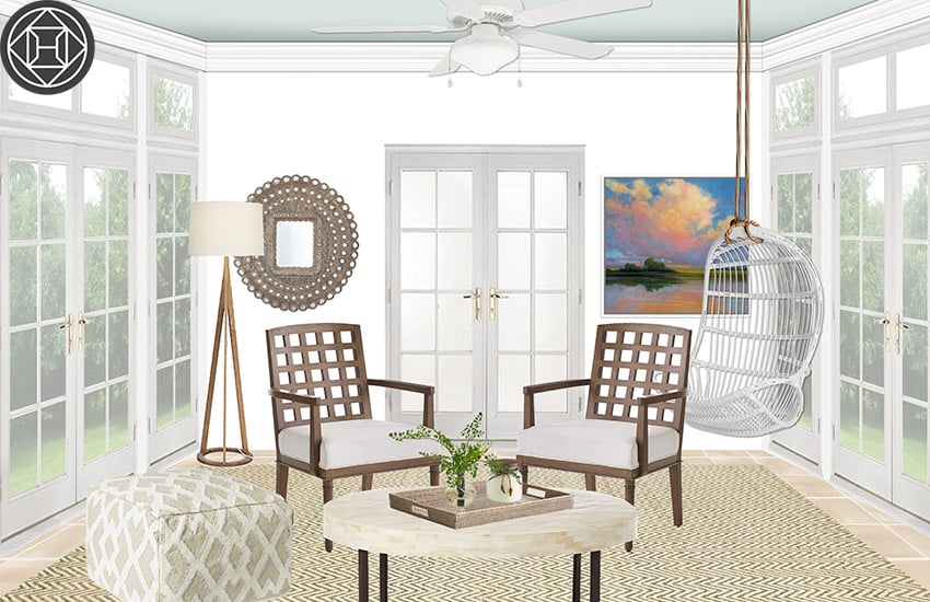 Learn how Abigail designed an envy-inducing sunroom.