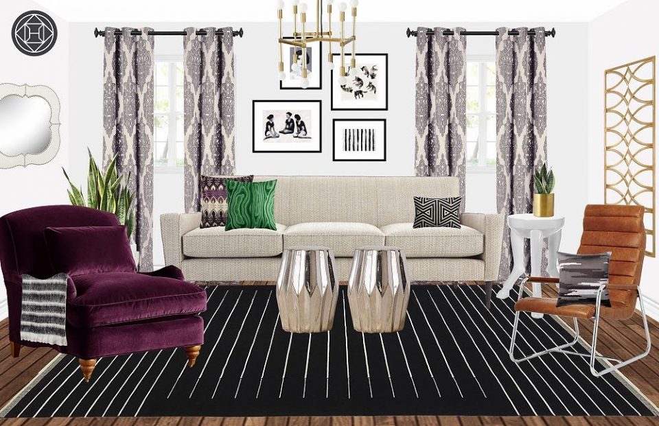 One Sofa Styled Three Ways: Contemporary, Eclectic and Bohemian ...