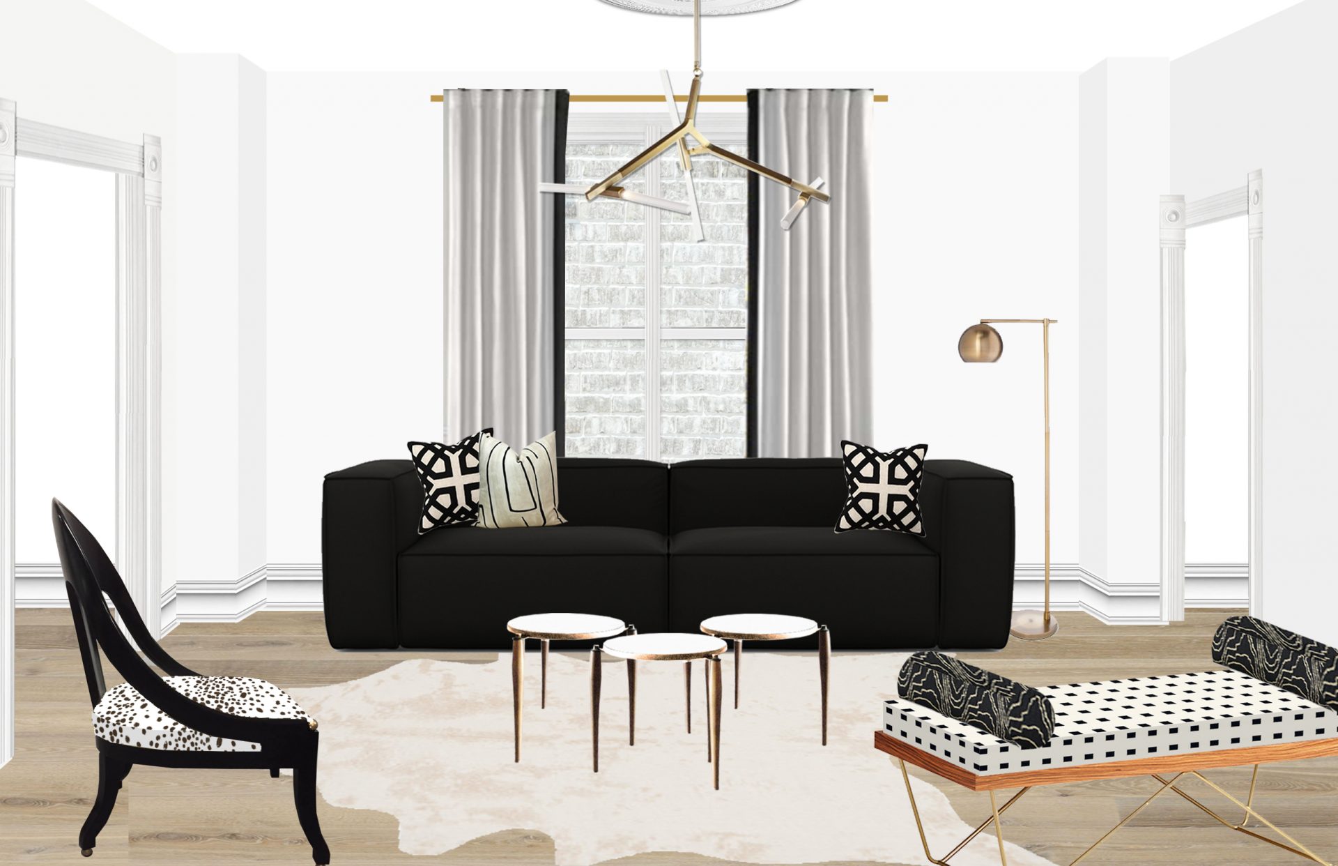 The Black & White Abode Part 3: How To Choose A Sofa | Havenly Blog ...