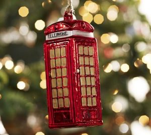 phone booth ornament