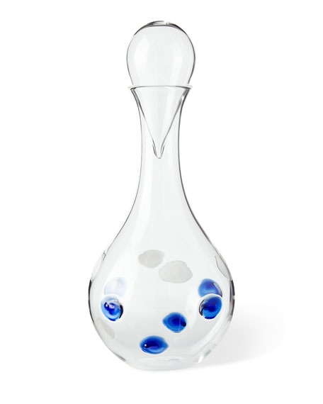 Dot Glass Decanter from Horchow