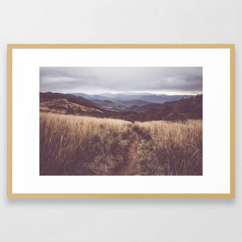 Bieszczady Mountains - Conservation Natural (26” x 38’) from Society6