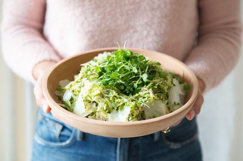 Shaved Brussels Sprouts & Pecorino