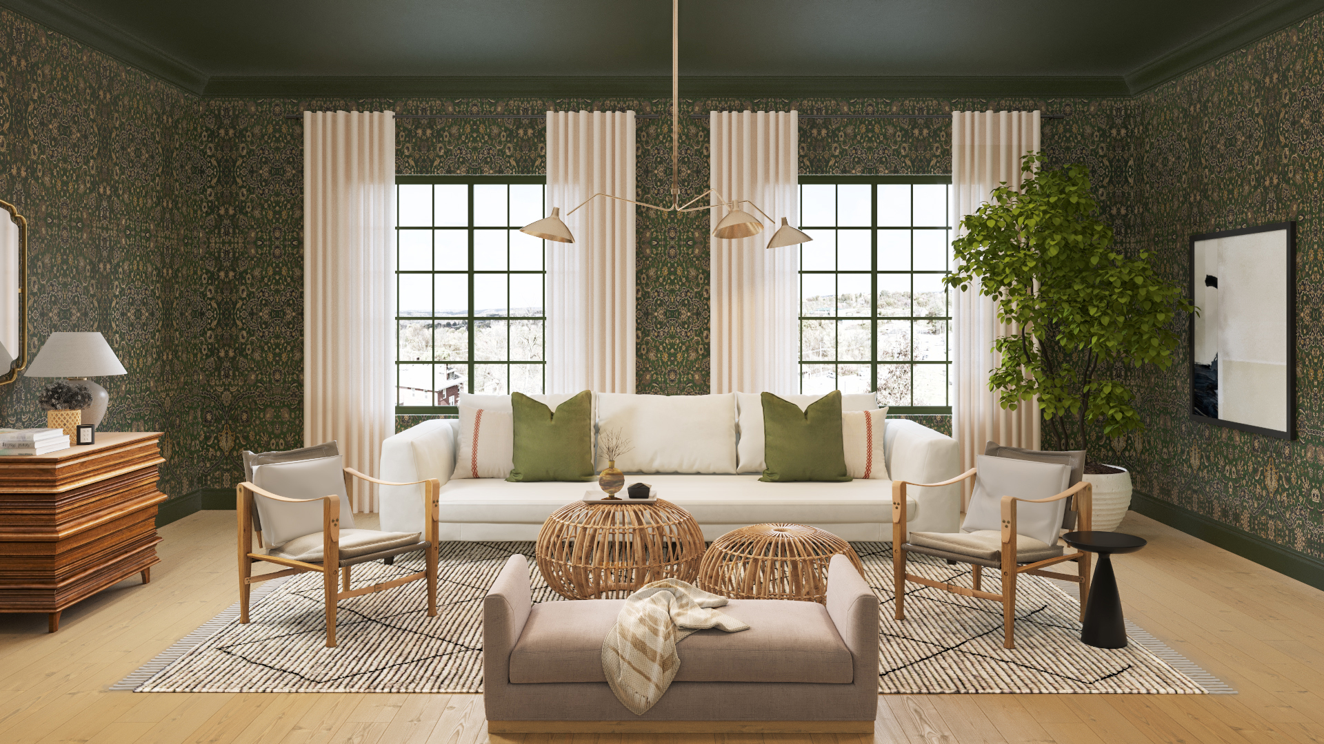 Channel the Luck of the Irish with 3 Green Living Rooms Havenly Blog