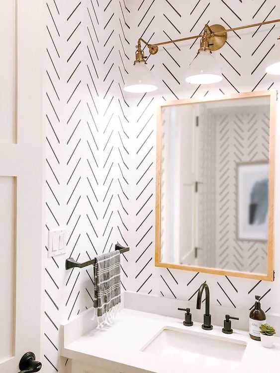 7 Wallpapers for a Bold, Beautiful Bathroom | Havenly's Blog!