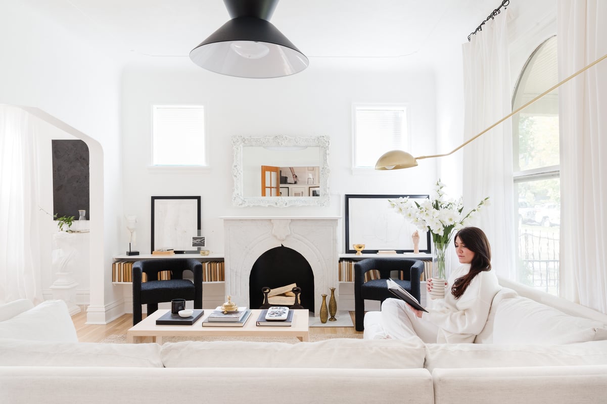Parisian modern living room