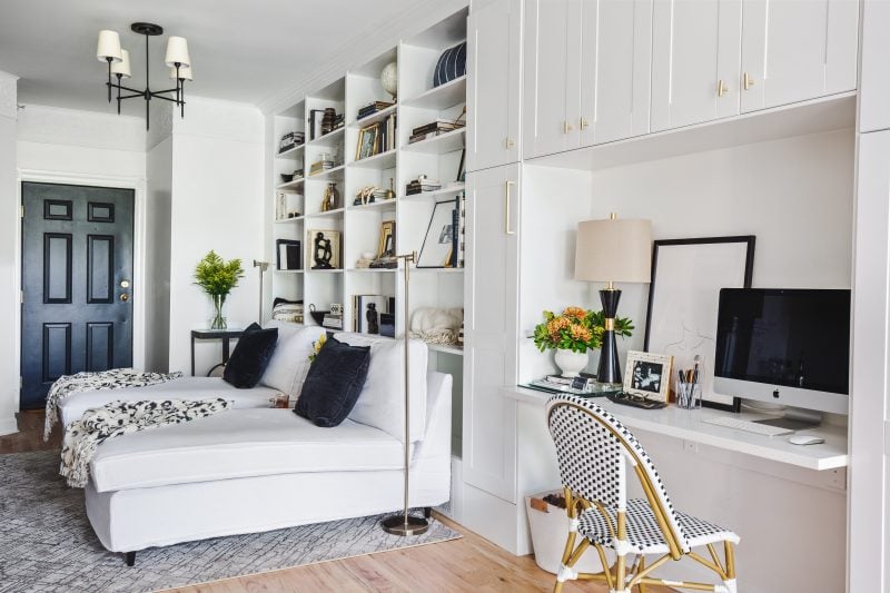 diy home decor ideas | diy built-in bookcases
