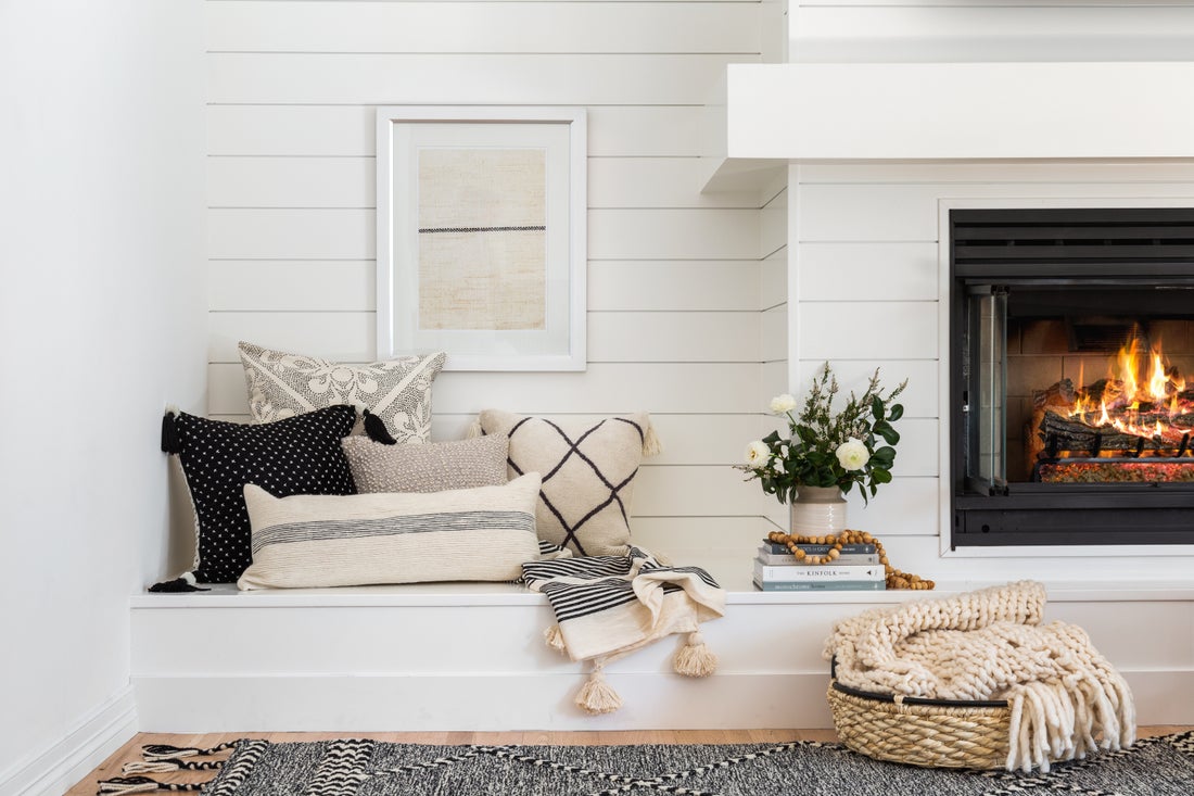 decorate with pillows