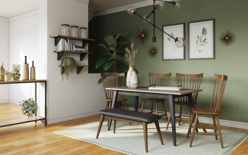 sage dining room chairs