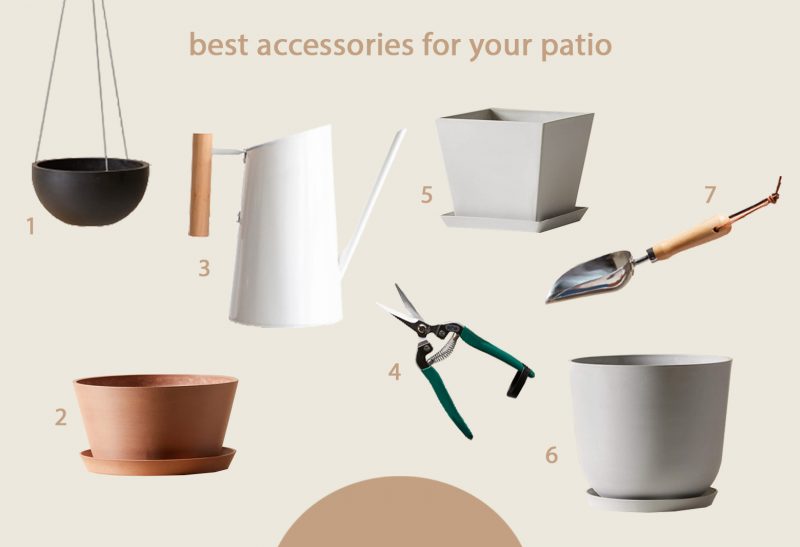 best planters and gardening tools for outdoor patio
