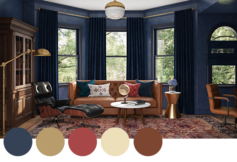 navy fall color trend