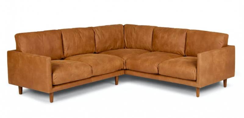 leather sectional for small spaces