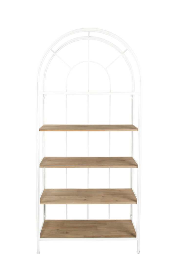 arched bookcase