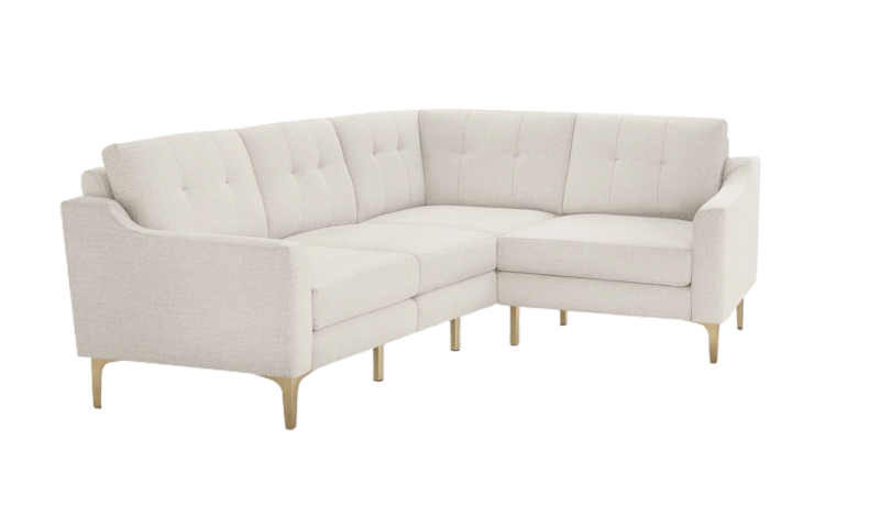 luxe sectional for small spaces