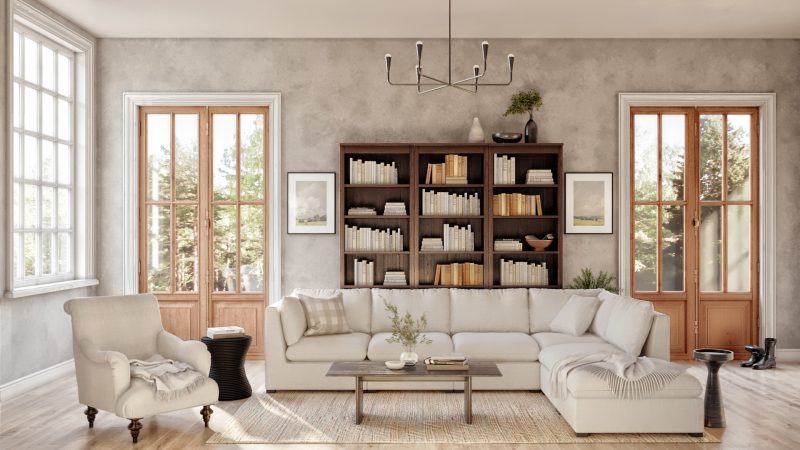 TREND Modern Cottage Living Room 800x450 