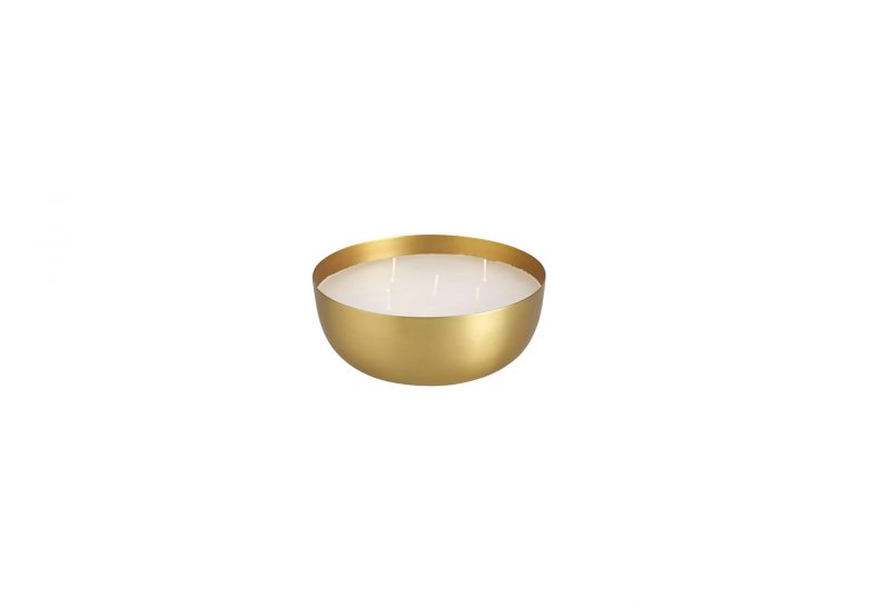 brass candle bowl