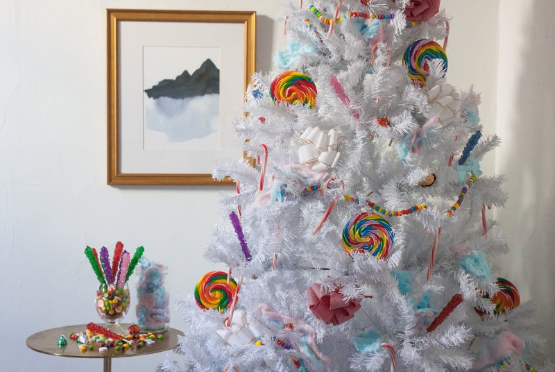 candy christmas tree decor