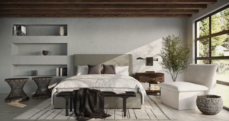 new mediterranean bedroom