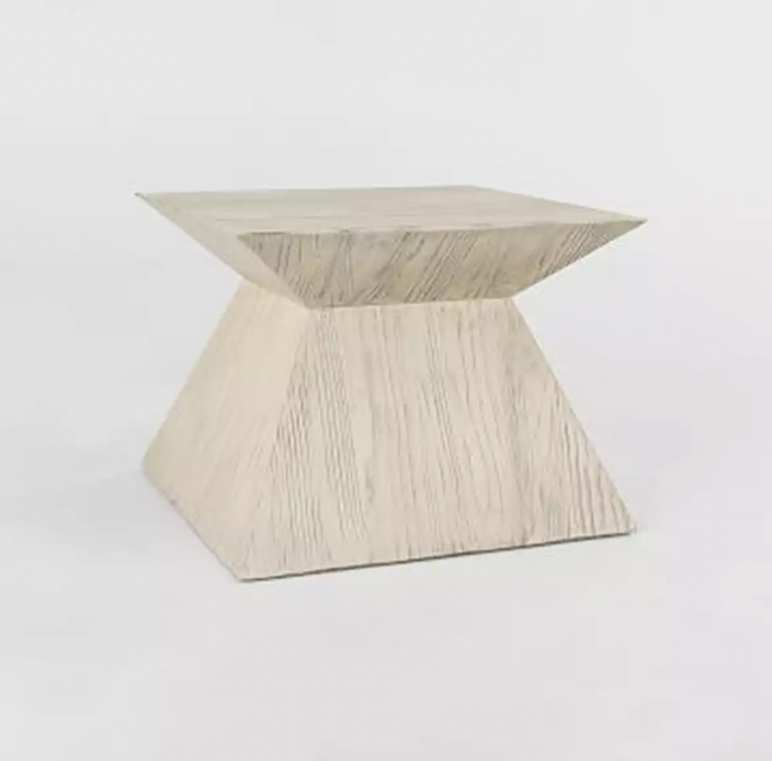 angled coffee table