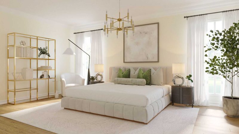 modern luxe bedroom