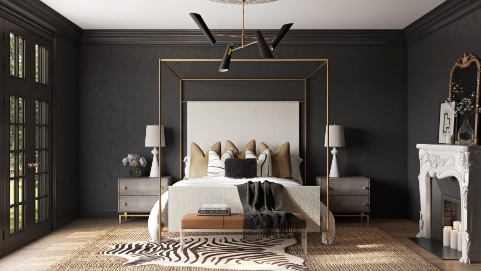 These 11 Stunning Spaces Make The Case For A Dramatic All Black Bedroom 