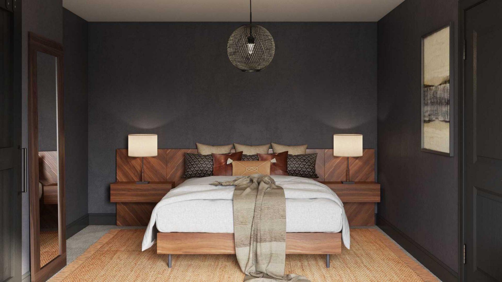 These 11 Stunning Spaces Make The Case For A Dramatic All Black Bedroom