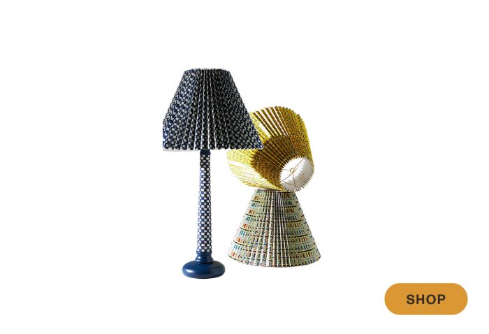 Pleated lamp | Pleated lampshade