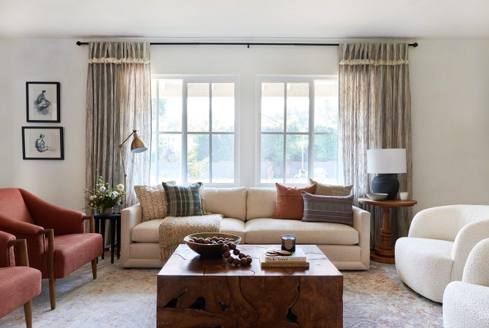 Warm living room design | Havenly