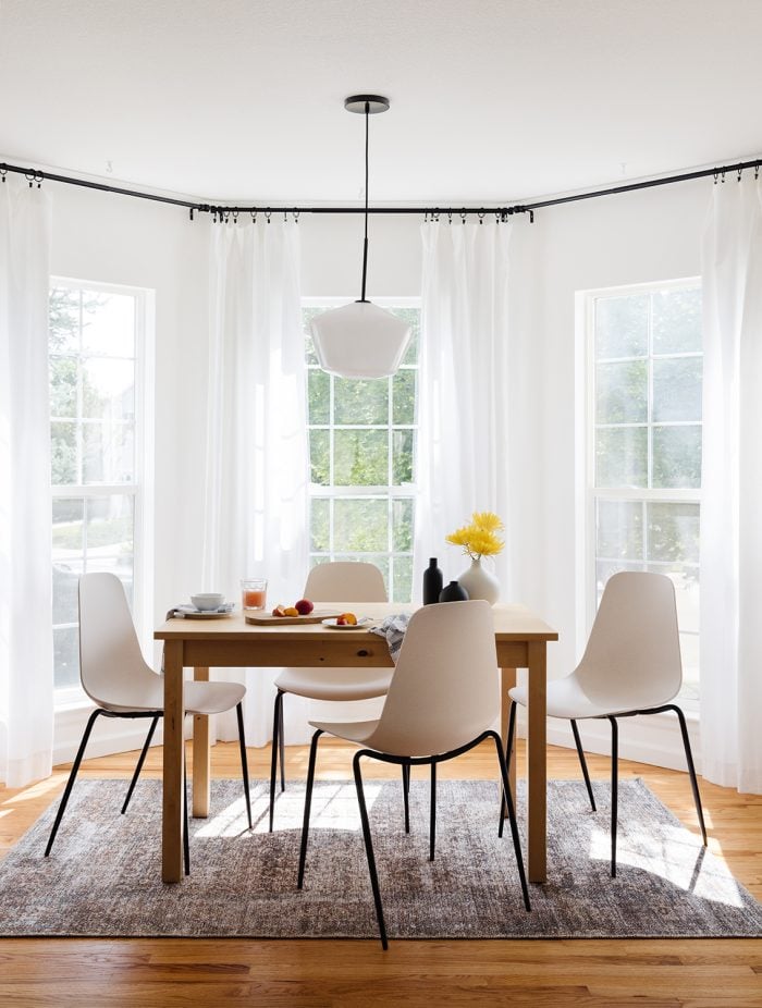 Minimalist dining room design