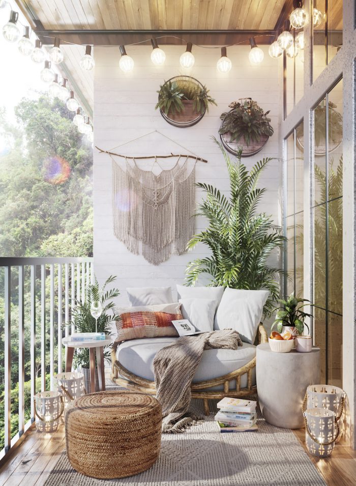 boho book nook