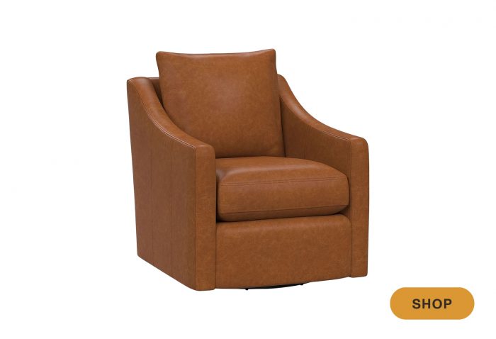 slope swivel chair for living room