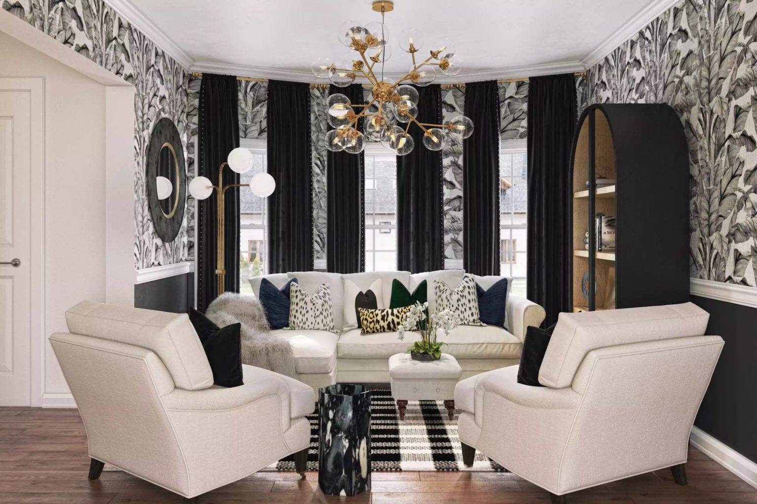 51 Black Accent Wall Ideas Our Designers Love | Havenly Blog | Havenly Interior Design Blog