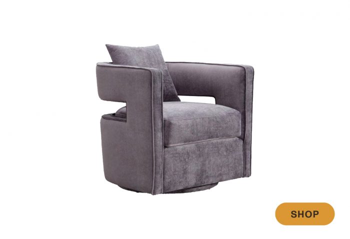 contemporary swivel chair for living room