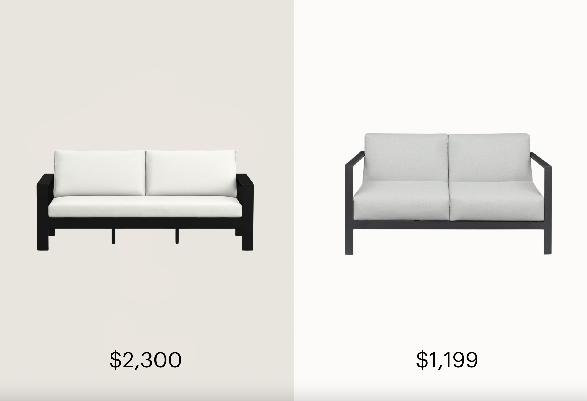 Affordable Outdoor Furniture Designer Dupes Havenly Blog Havenly