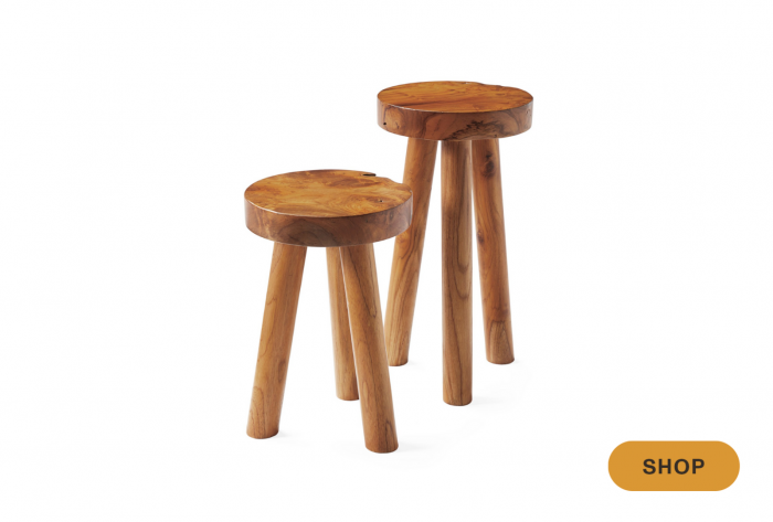 Wooden stool