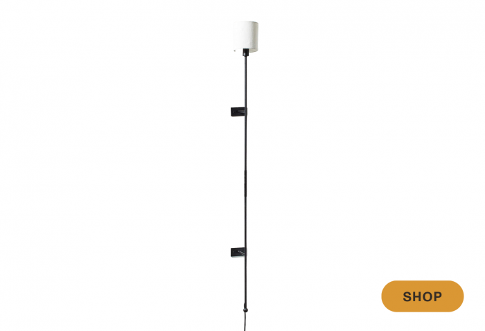 Plug in wall sconce