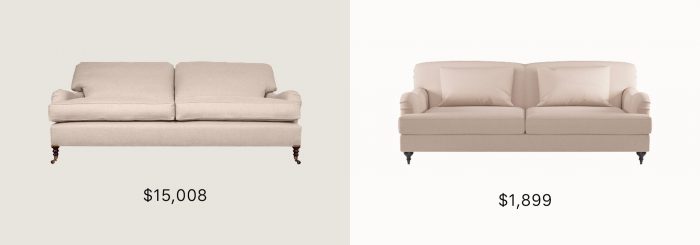 Cloud sofa dupe | Iconic sofa dupes | Sofa dupes