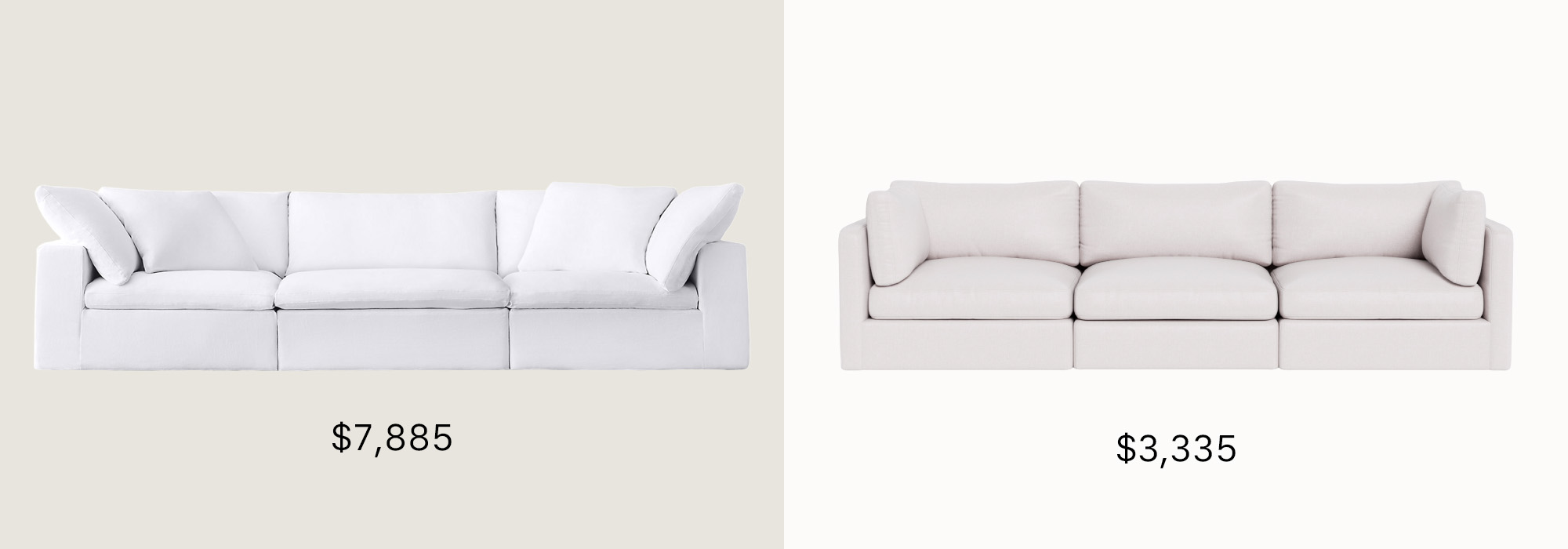 Cloud Sofa Dupe & More Designer Sofa Dupes Havenly Blog Havenly