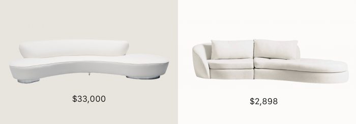 Cloud sofa dupe | Iconic sofa dupes | Sofa dupes