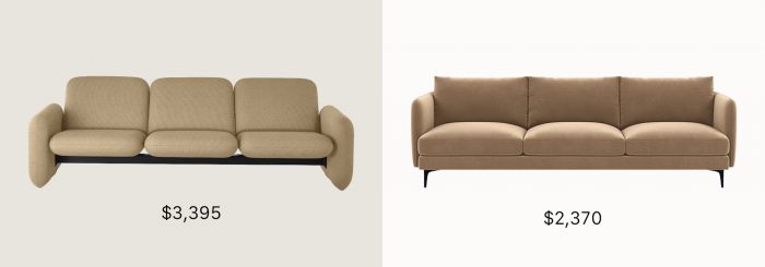 Cloud sofa dupe | Iconic sofa dupes | Sofa dupes