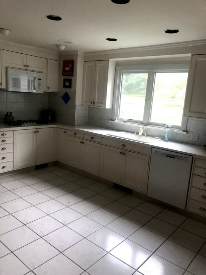 Kitchen remodel before and after