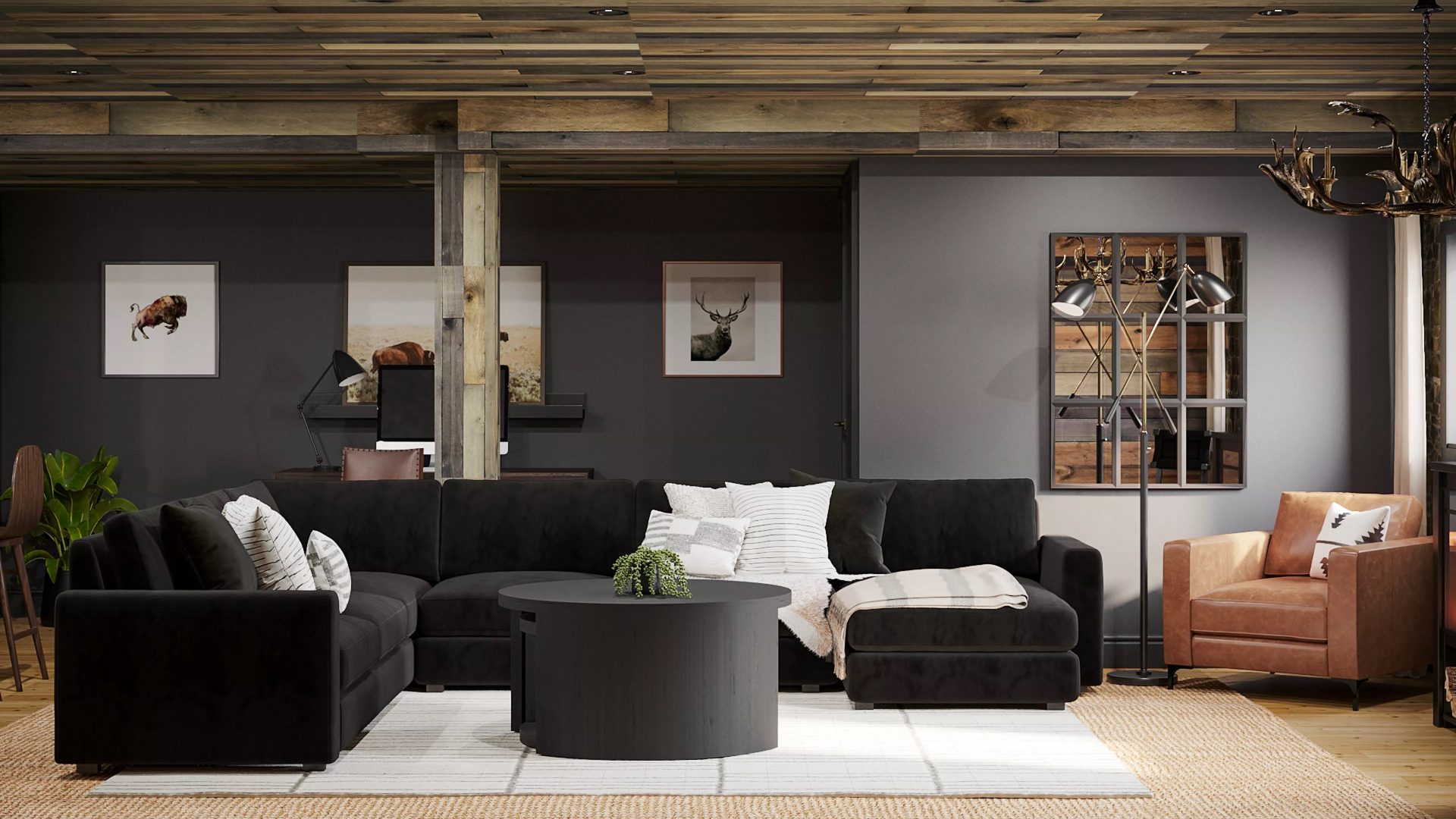 12 Black Wall Living Room Ideas to Create a Moody Space | Havenly ...