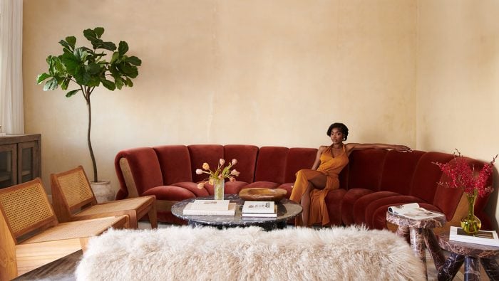 This Selling Sunset Star’s LA Living Room Is Just As Luxe As You’d Expect