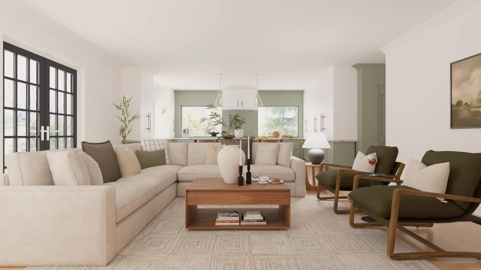 14 Sage Green Living Rooms Designed To Feel Serene 