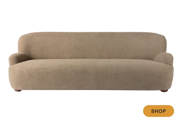 Camel color sofa